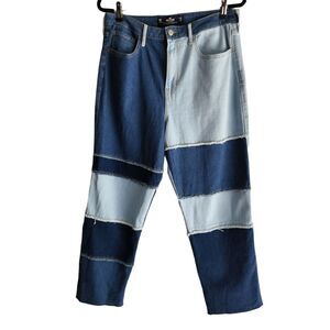 Hollister Y2K streetwear Color block High Rise Vintage Jeans Size 15